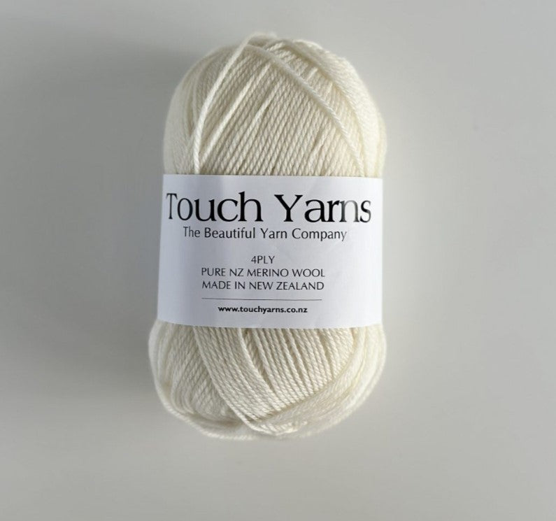 Touch Yarns - Pure Merino 4ply