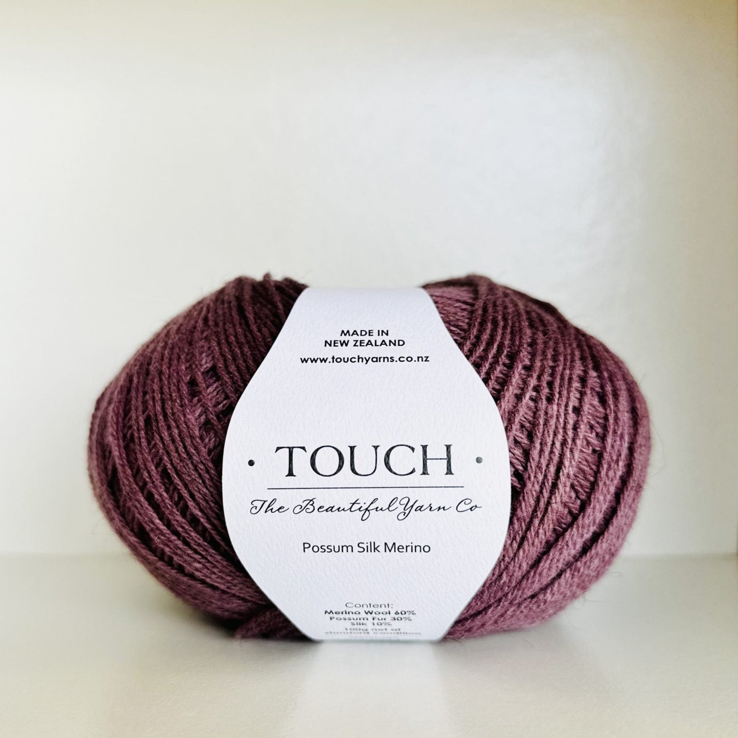 Touch Yarns - Possum Silk Merino Ultrafine 8ply