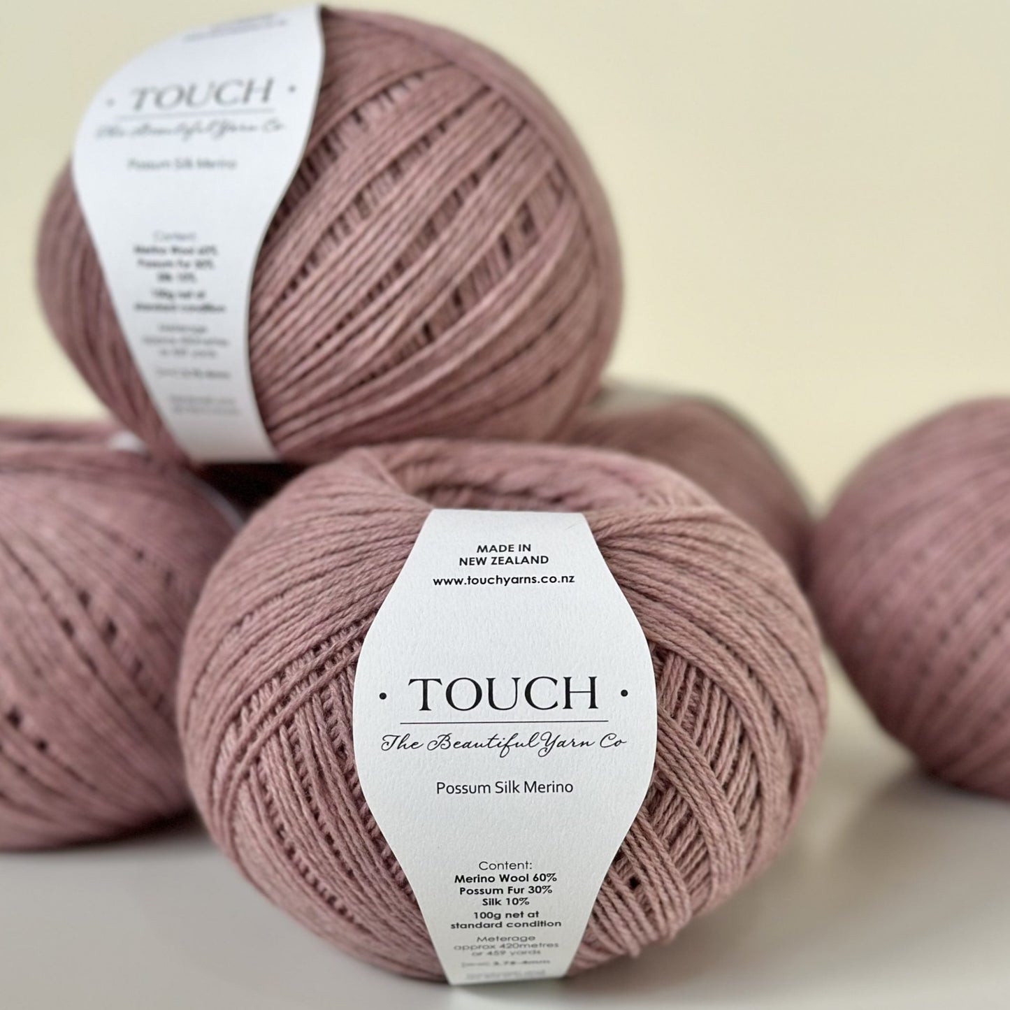 Touch Yarns - Possum Silk Merino Ultrafine 8ply