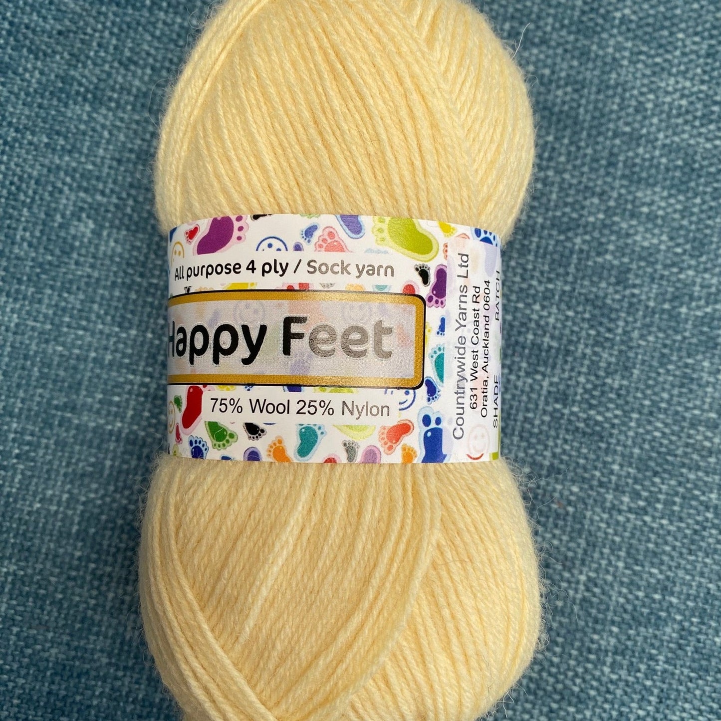 Countrywide Happy Feet, Sock Yarn - 4 Ply