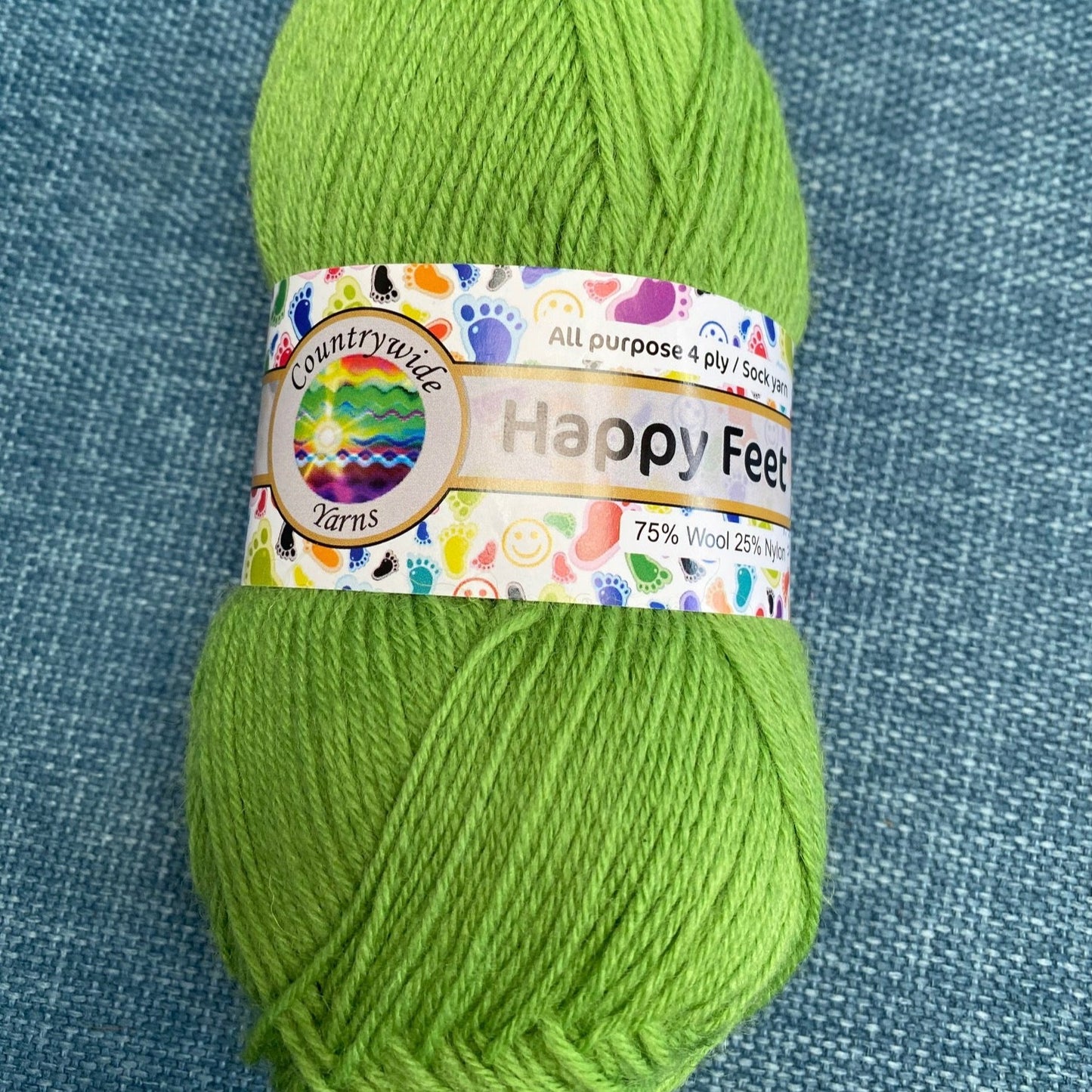 Countrywide Happy Feet, Sock Yarn - 4 Ply