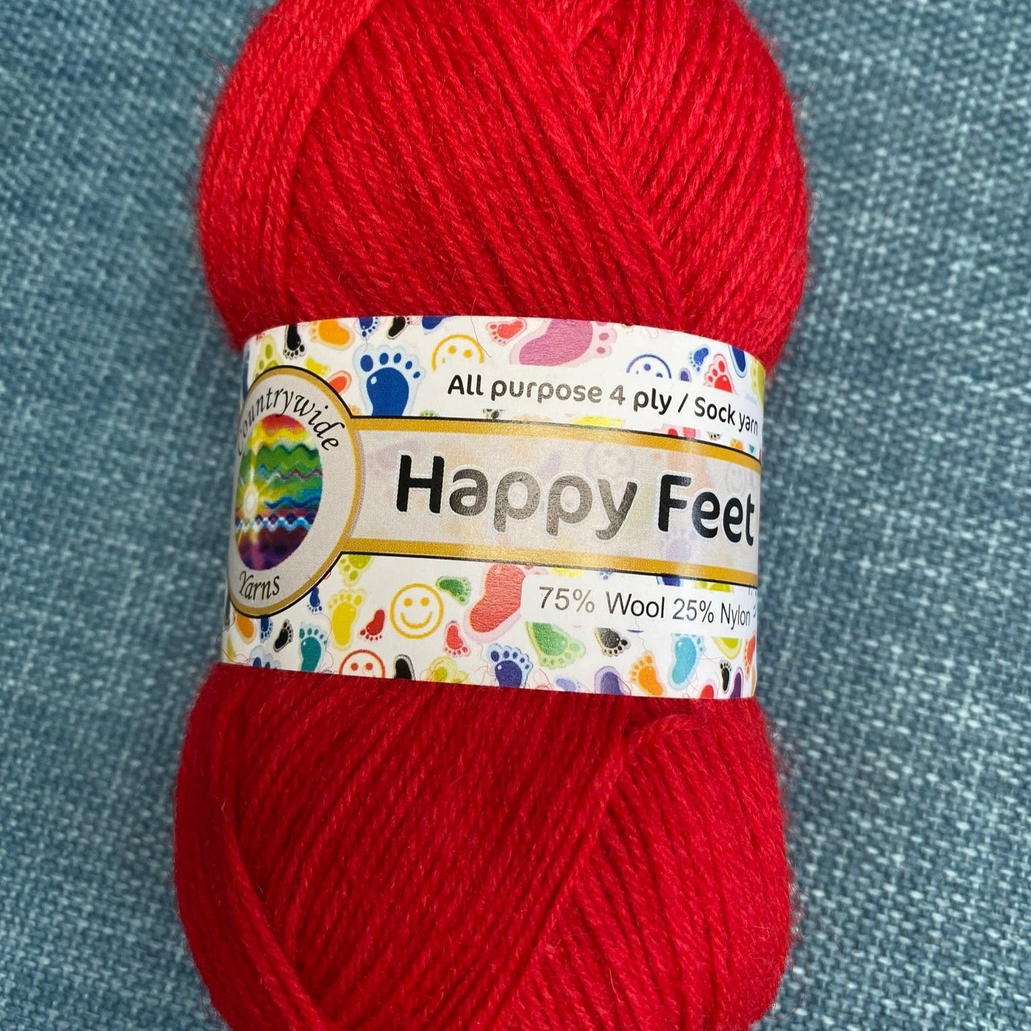 Countrywide Happy Feet, Sock Yarn - 4 Ply