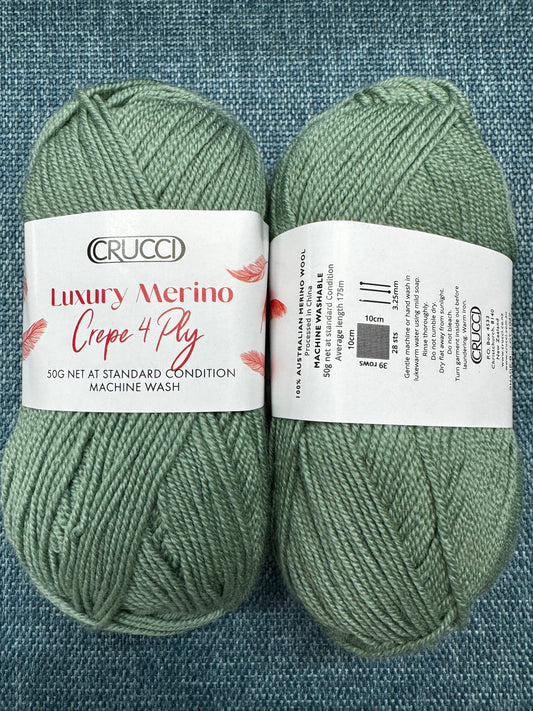 Crucci Luxury Merino Crepe - 4ply