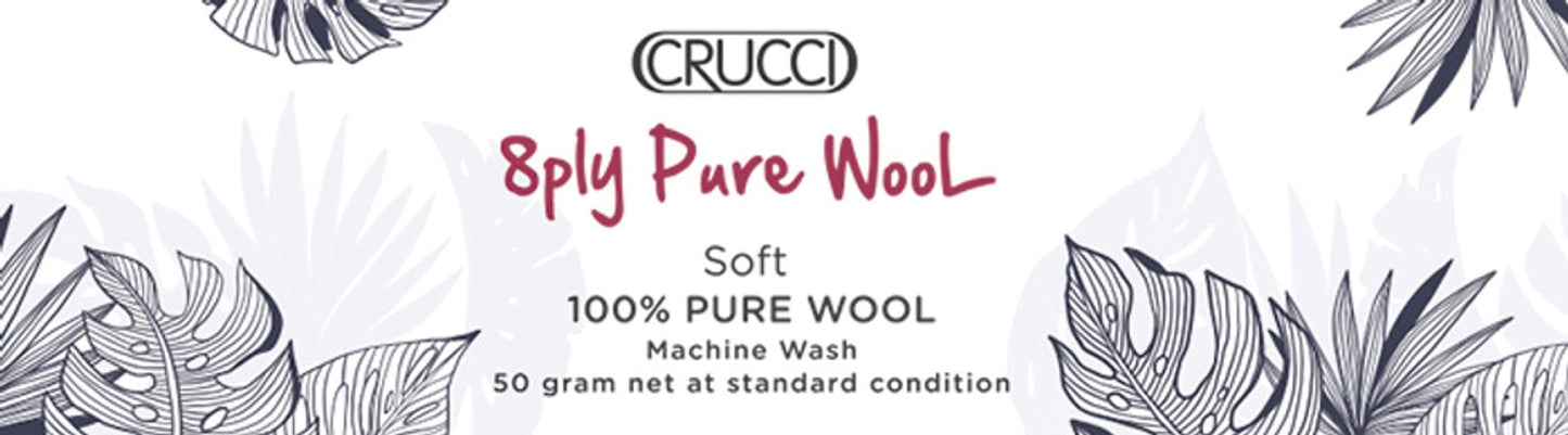 Crucci Soft 100% Pure Wool - 8ply