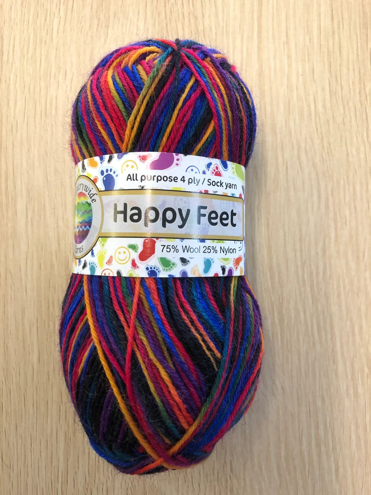 Countrywide Happy Feet, Sock Yarn - 4 Ply