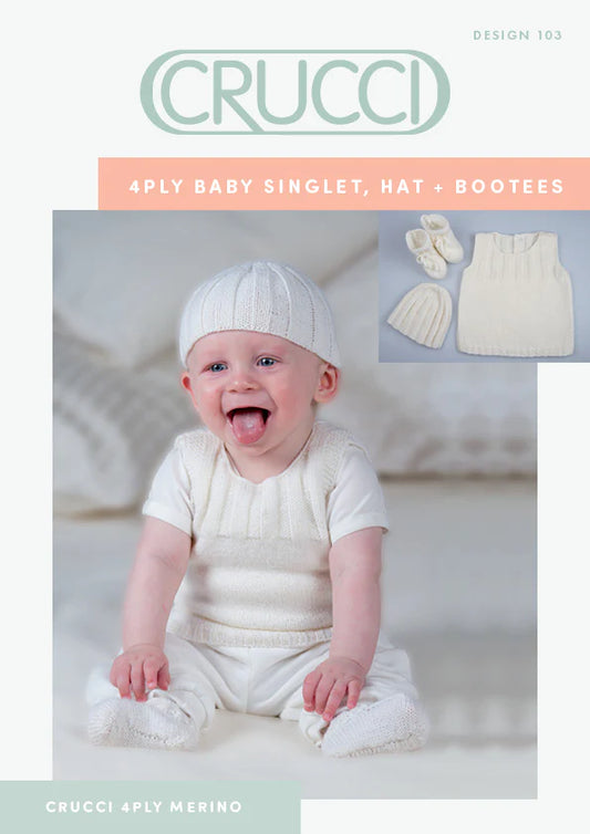 Pattern design 103 Baby Singlet